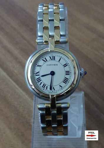 Cartier Panthere VLC Stahl / 18 k Gold kleines Modell